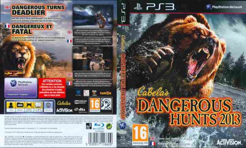 Игра Cabela's Dangerous Hunts 2013, Sony PS3, 170-461 Баград рф